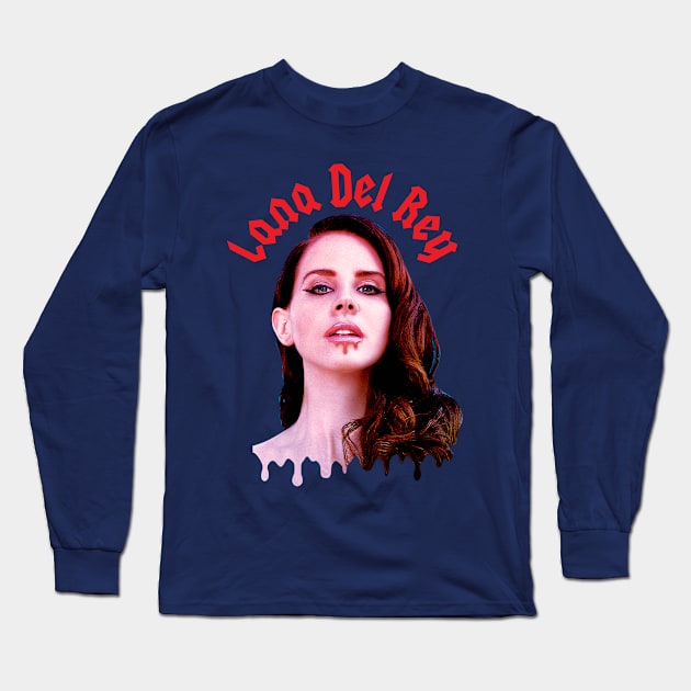 Lana Del Rey Long Sleeve T-Shirt by LondonLee